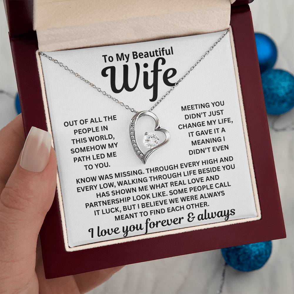To My Wife – Meant To Find Each Other – Necklace