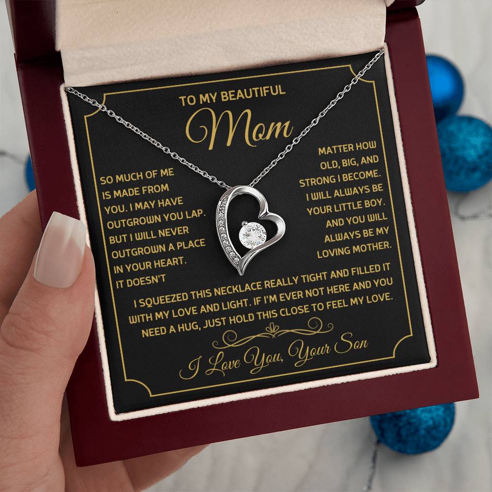 To My Mom - Always Be Your Little Boy - Necklace
