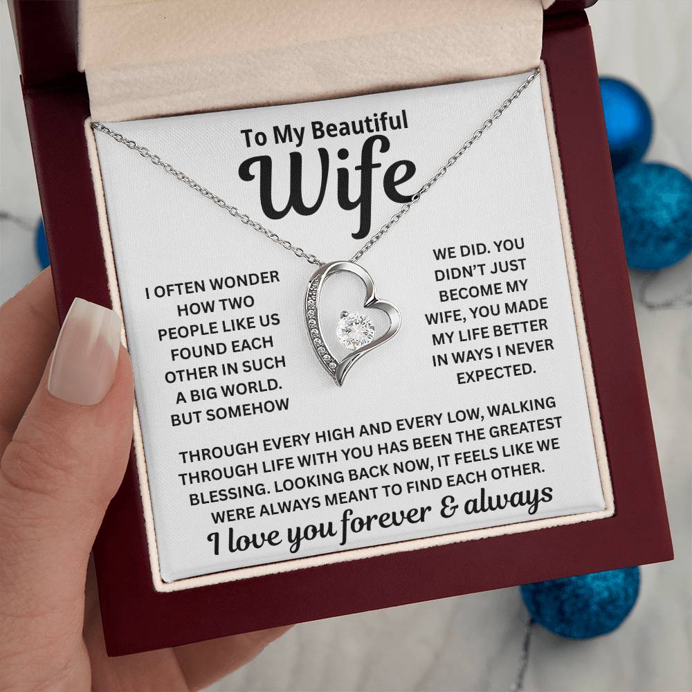 To My Wife – The Moment Our Paths Crossed – Necklace