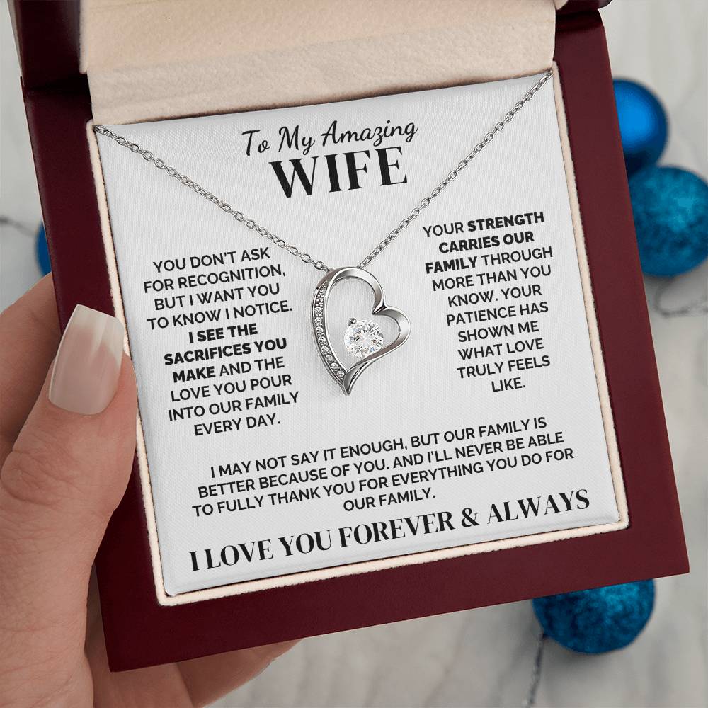 To My Wife – Quiet Strength – Necklace