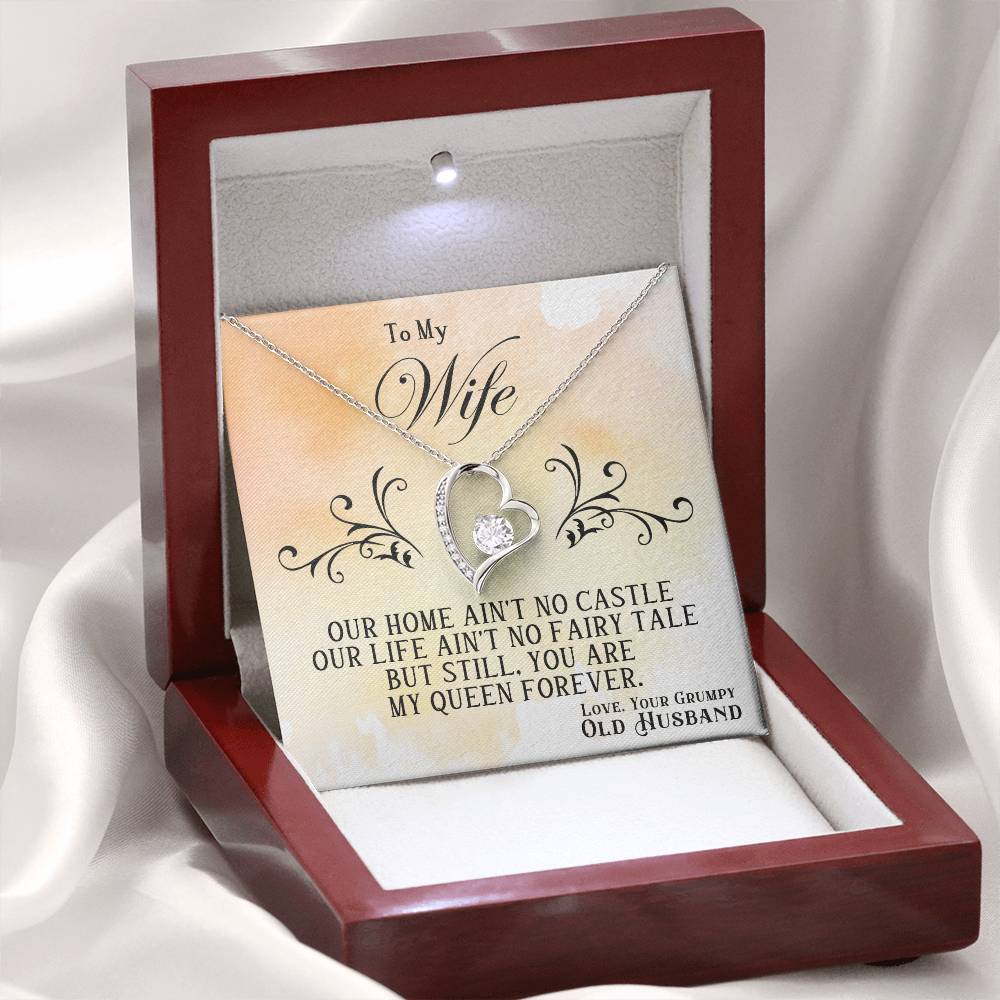 To My Wife - My Queen Forever - Necklace