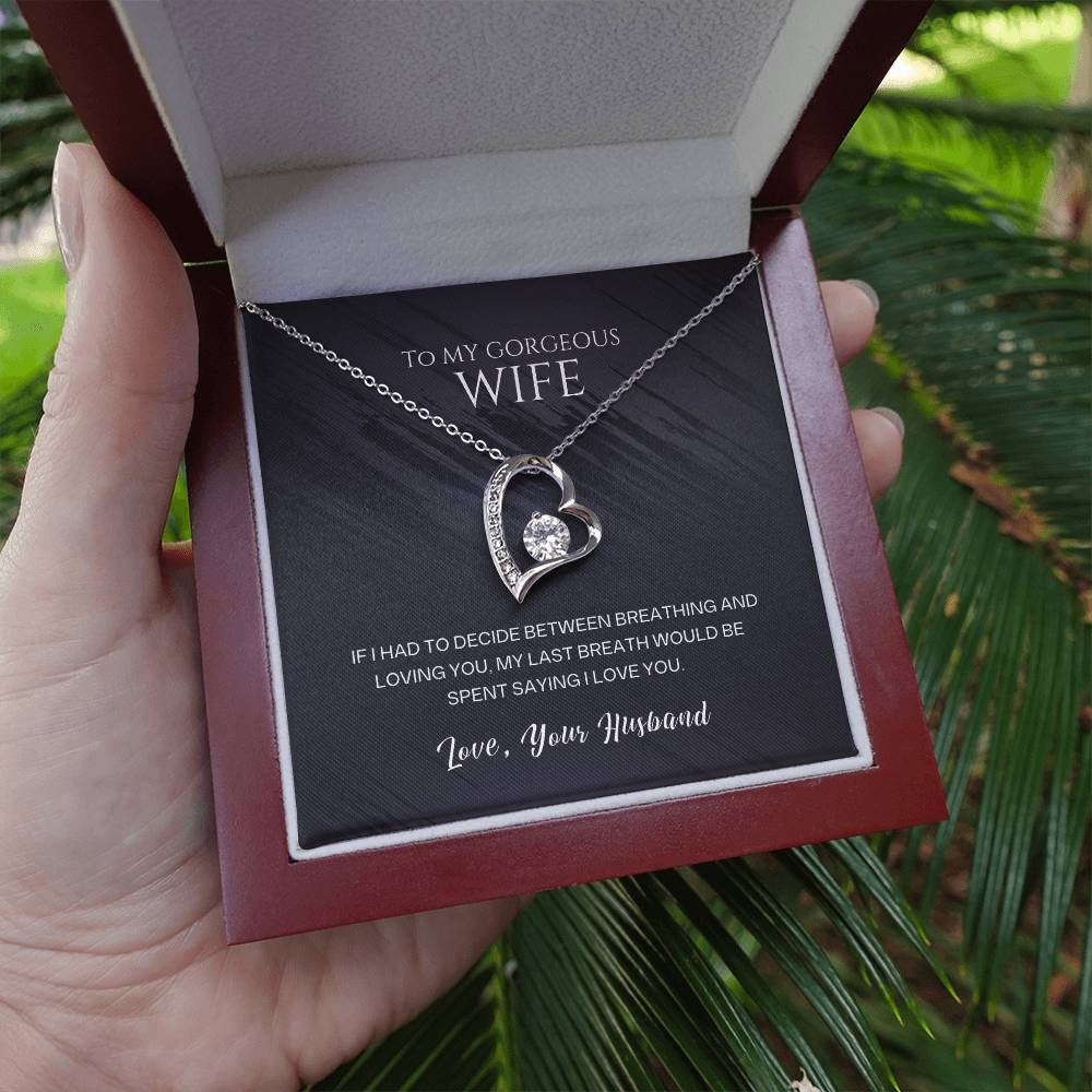 To My Wife - I Love You - Necklace