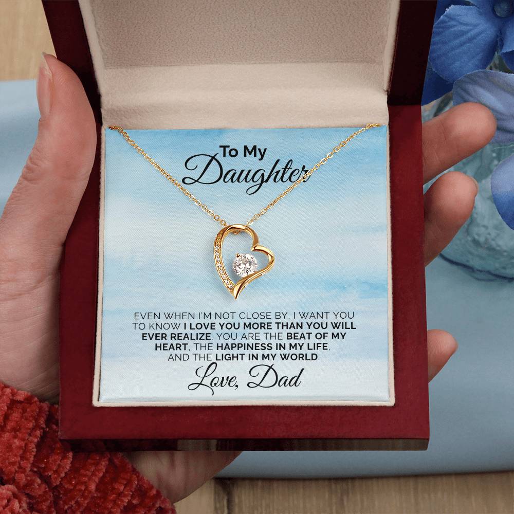 To My Daughter - Light In My World - Necklace