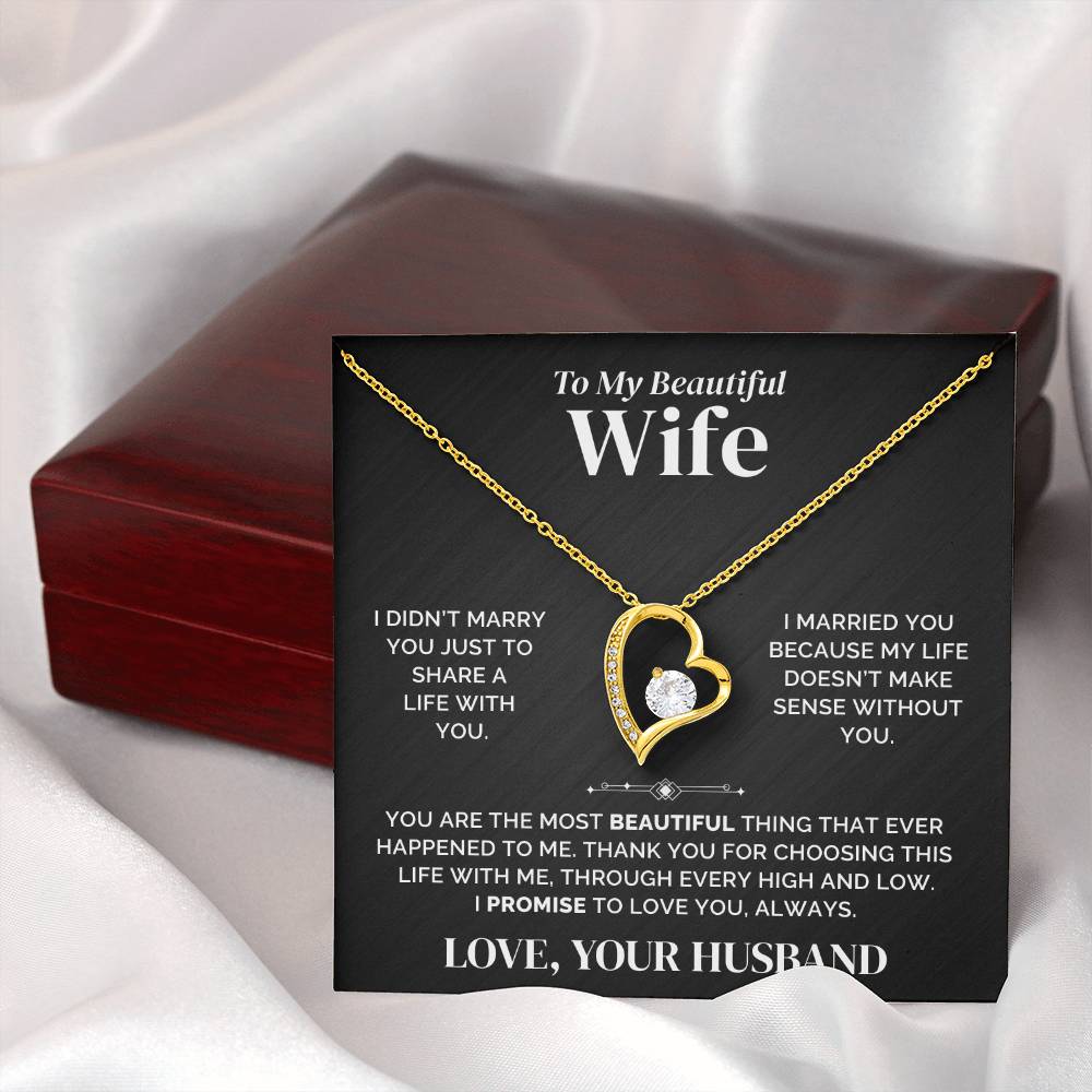 To My Wife – I Choose You – Necklace