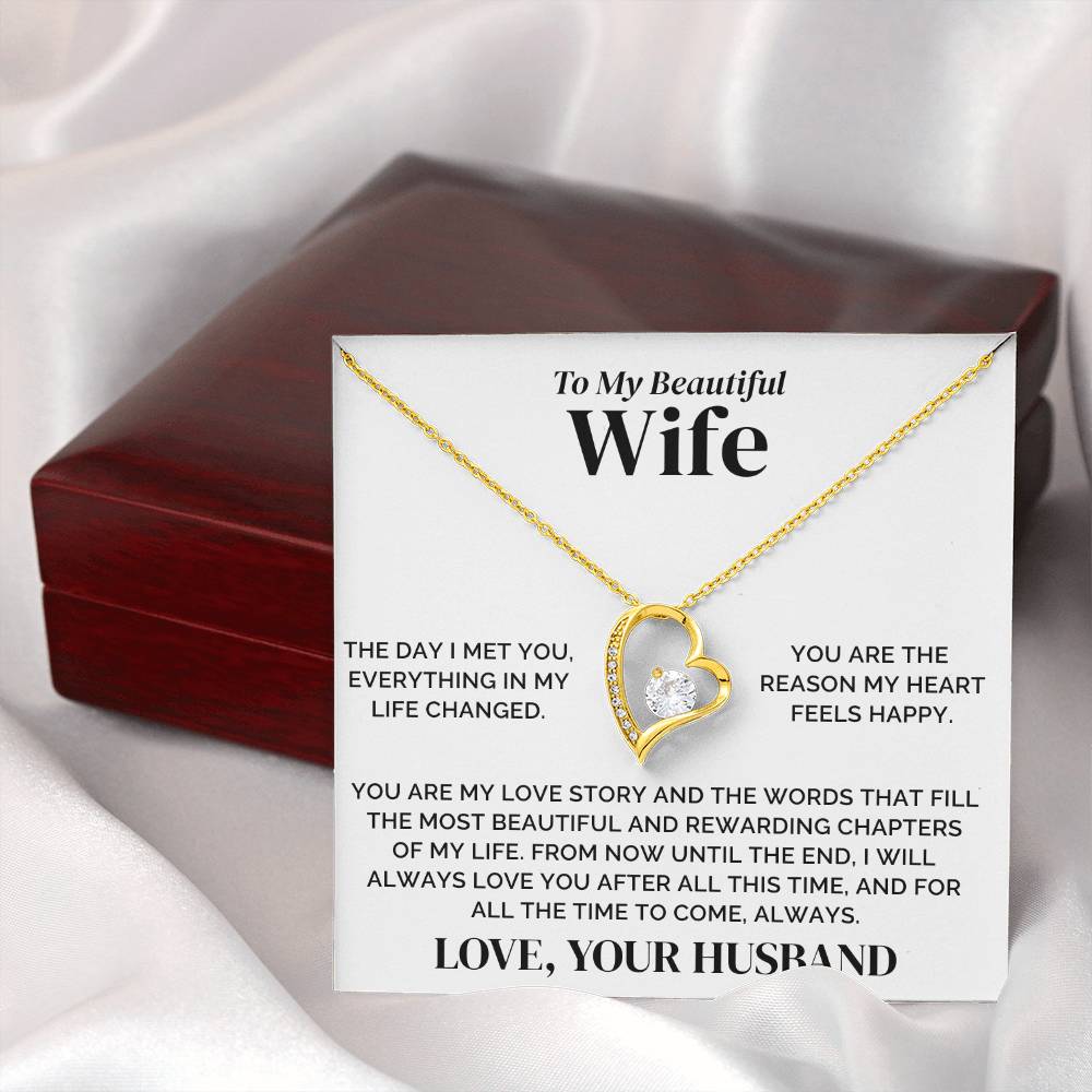 To My Wife – Our Love Story – Necklace