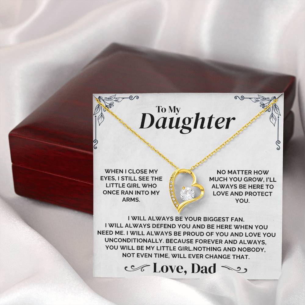 To My Daughter - Nostalgic Dad - Necklace