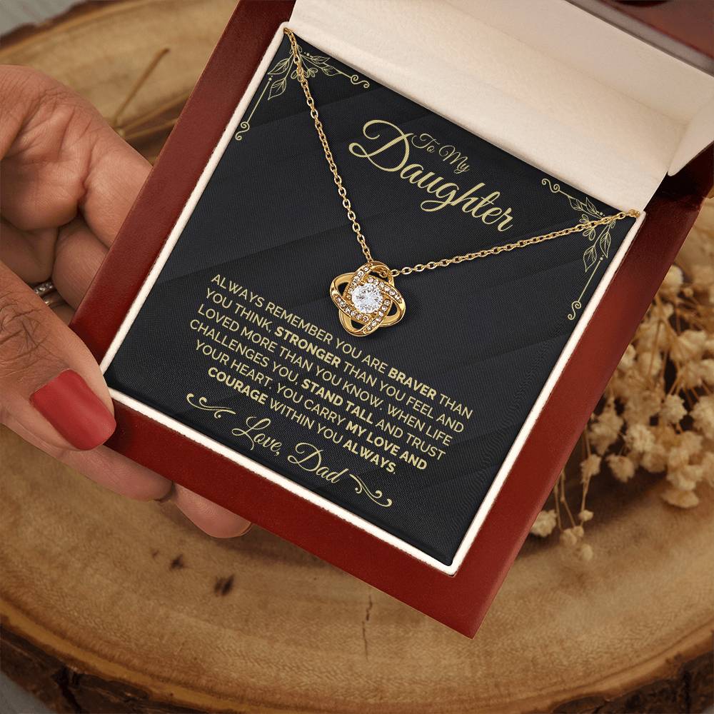 To My Daughter - Trust Your Heart - Necklace