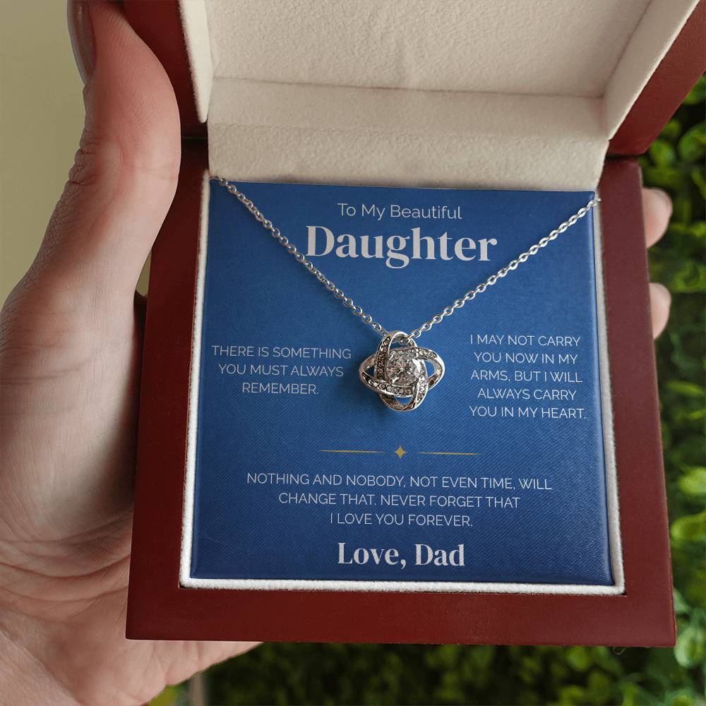 To My Daughter - Carry you - Necklace