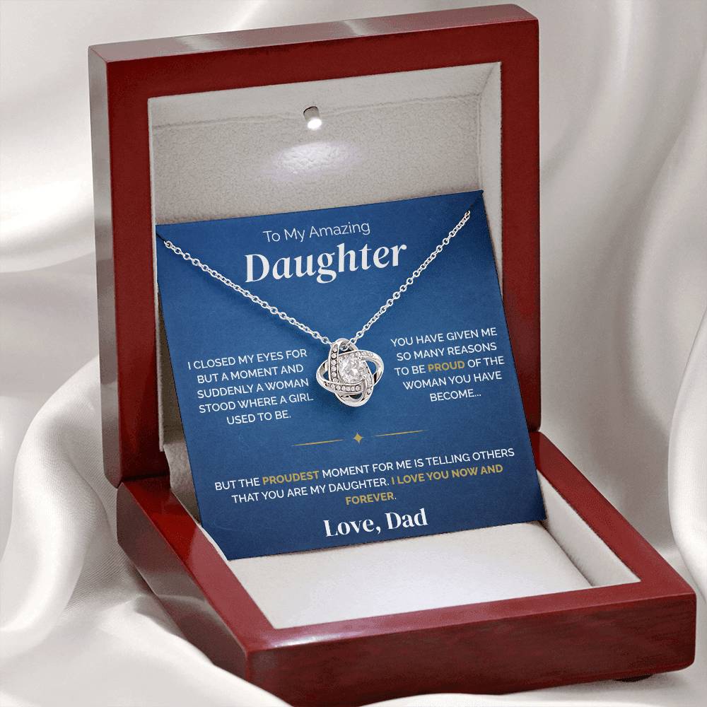 To My Daughter - Proudest Moment - Necklace