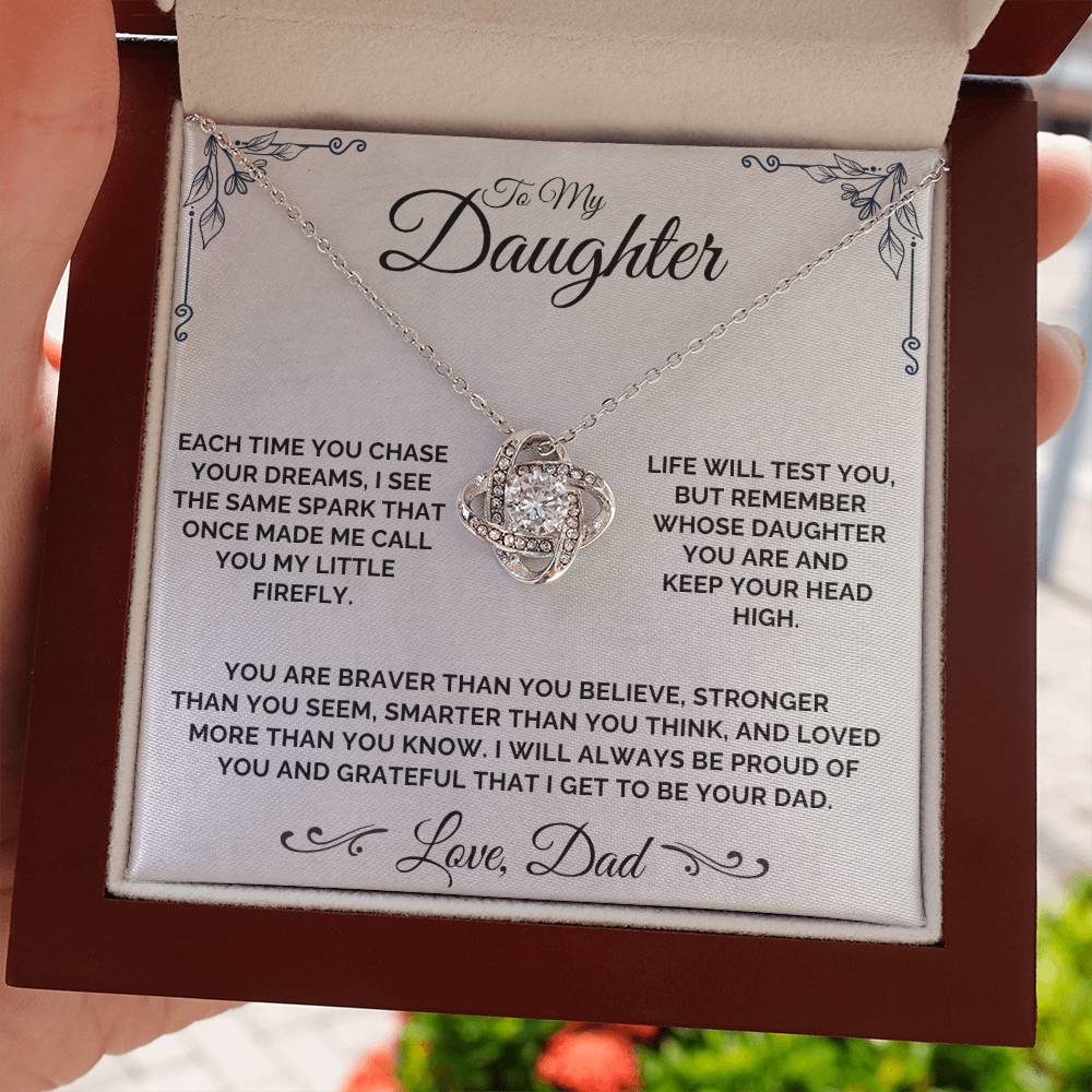 To My Daughter - Always Proud Of You - Necklace