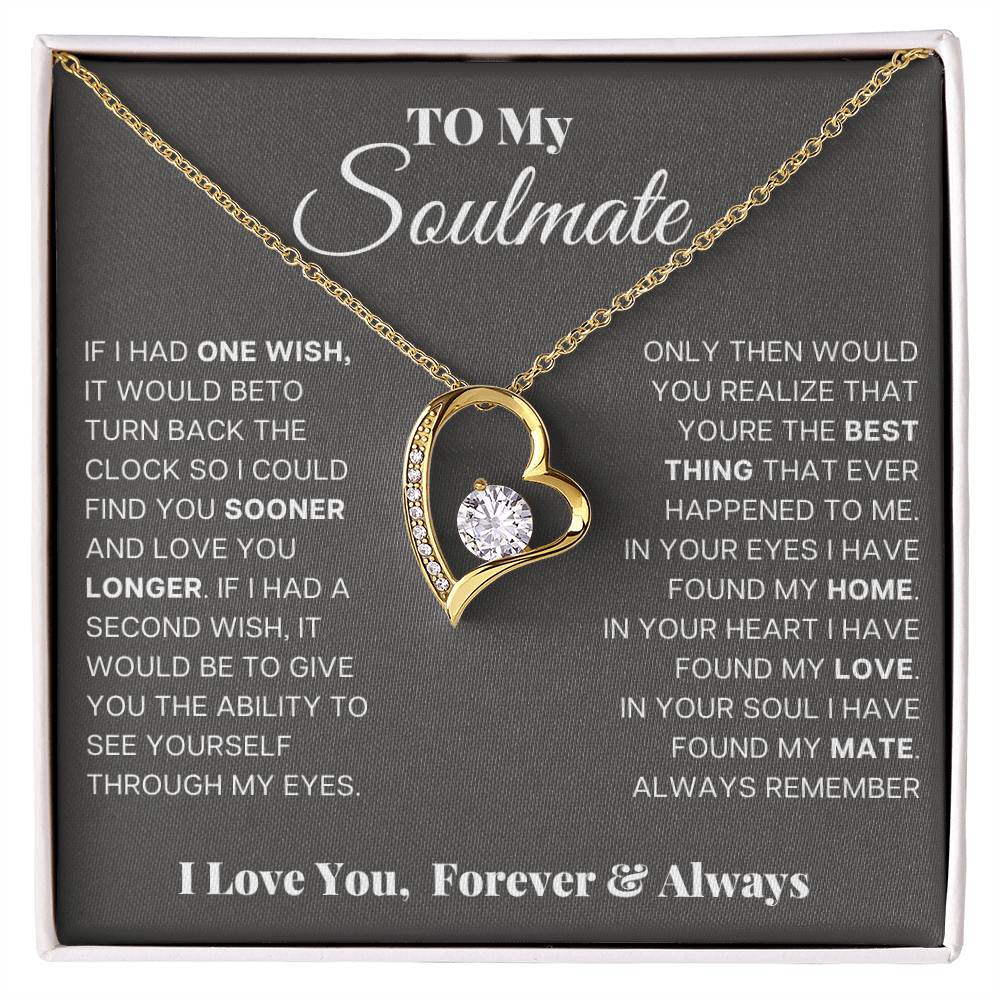To My Soulmate - You're The Best Thing - Necklace
