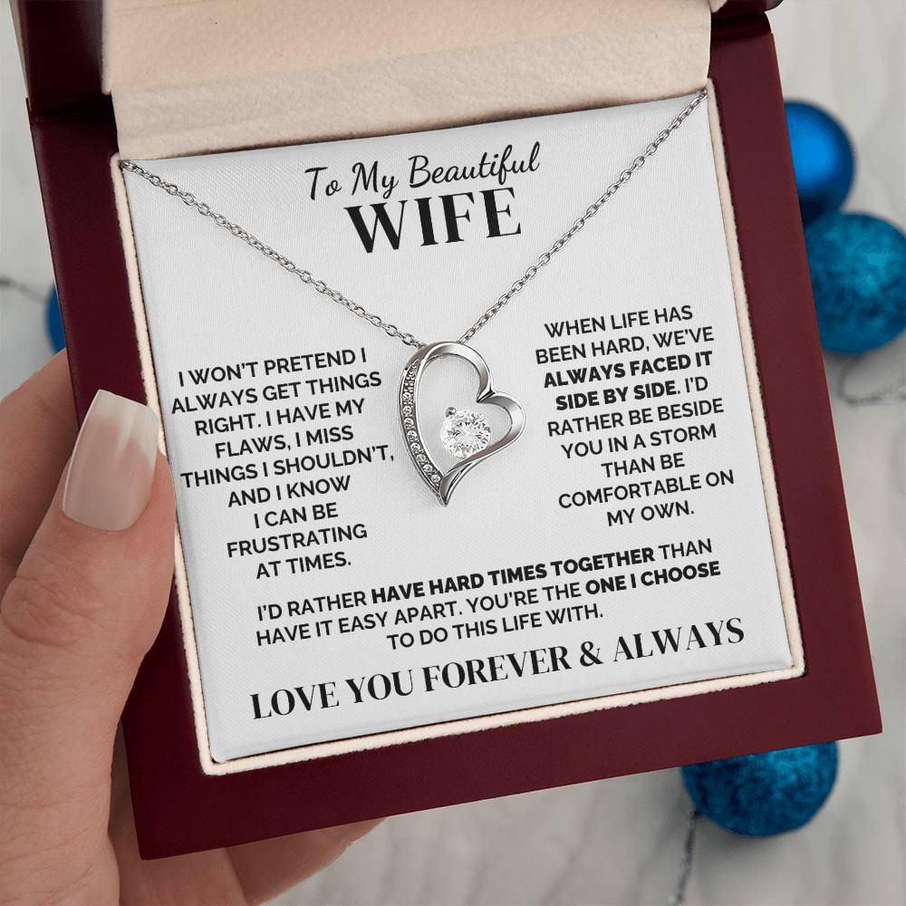 To My Wife – The One I Choose – Necklace