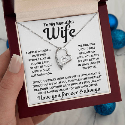 To My Wife – The Moment Our Paths Crossed – Necklace