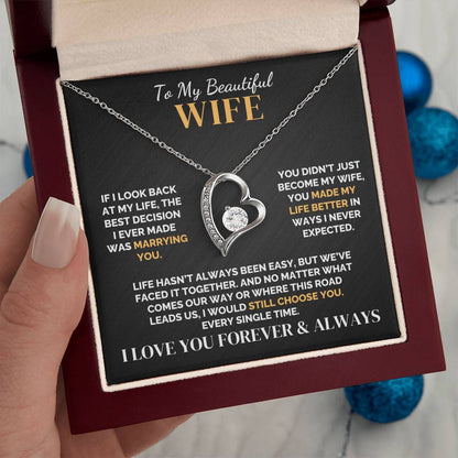 To My Wife – The Life I’d Choose Again – Necklace
