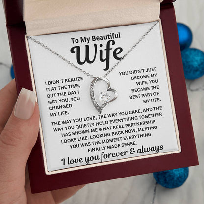 To My Wife – The Moment My Life Began – Necklace
