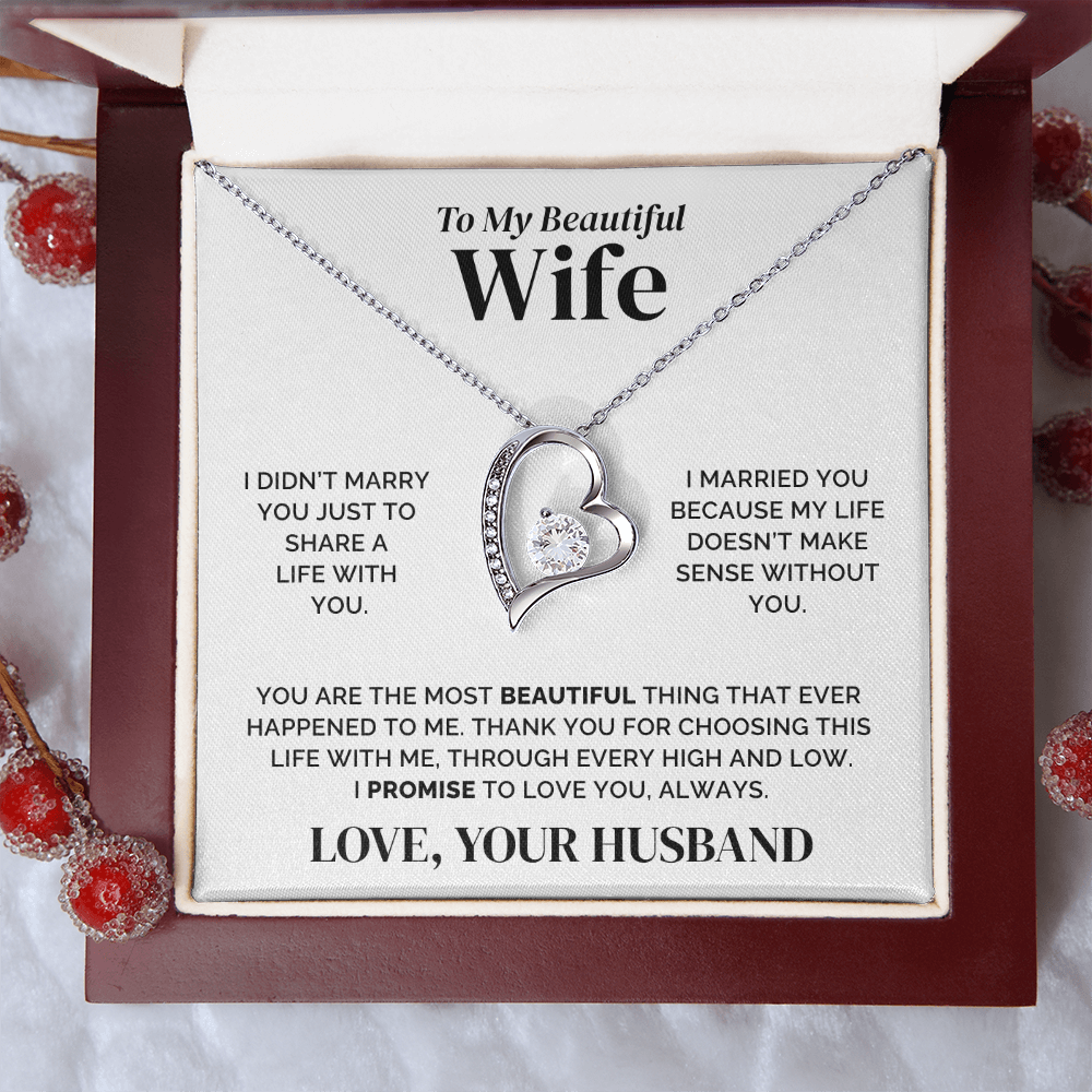 To My Wife – I Choose You – Necklace