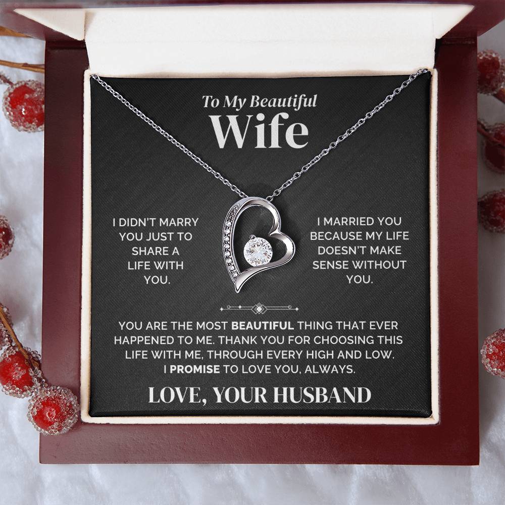 To My Wife – I Choose You – Necklace