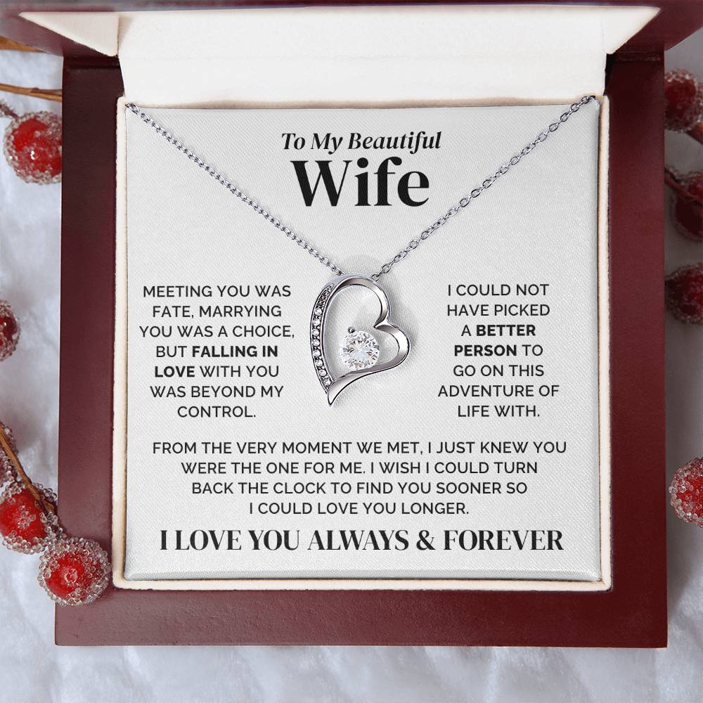 To My Wife – Beyond My Control – Necklace