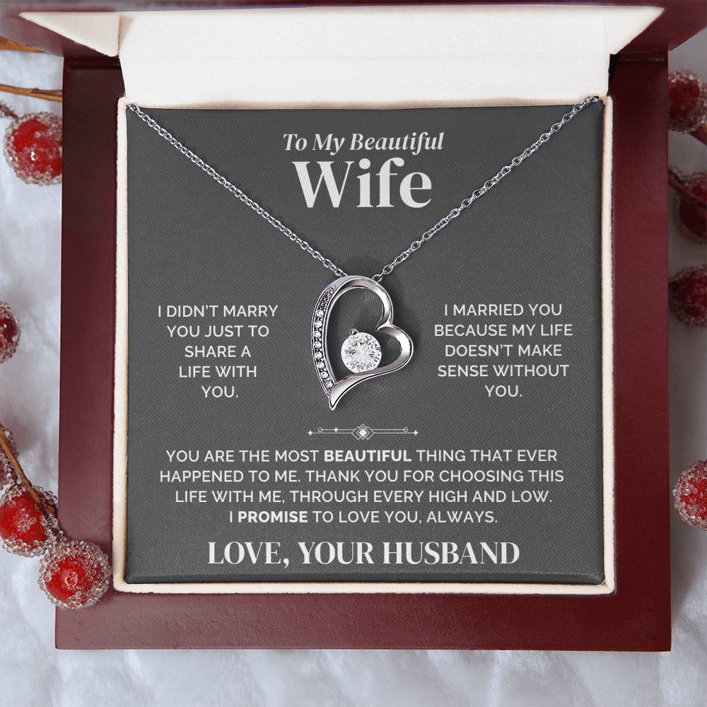 To My Wife – I Choose You – Necklace