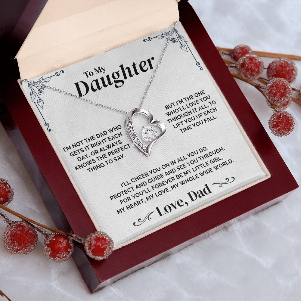 To My Daughter - A Father's Promise - Necklace