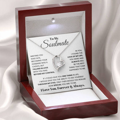 To My Soulmate - See Yourself Through My Eyes - Necklace