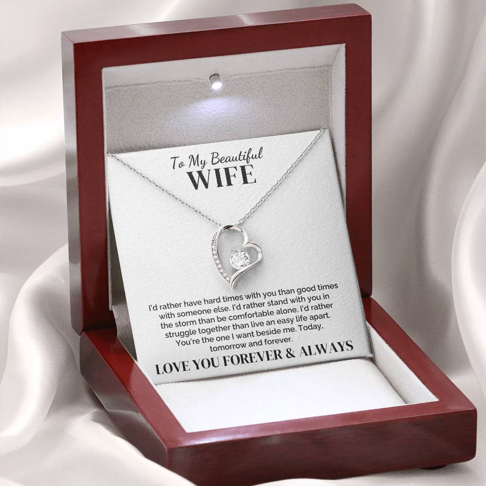To My Wife – Through Every Storm – Necklace