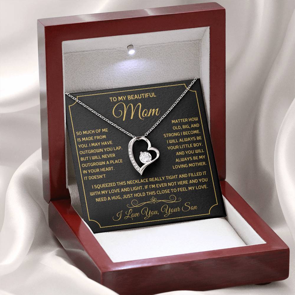 To My Mom - Always Be Your Little Boy - Necklace