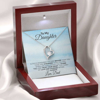 To My Daughter - Always Remember - Necklace