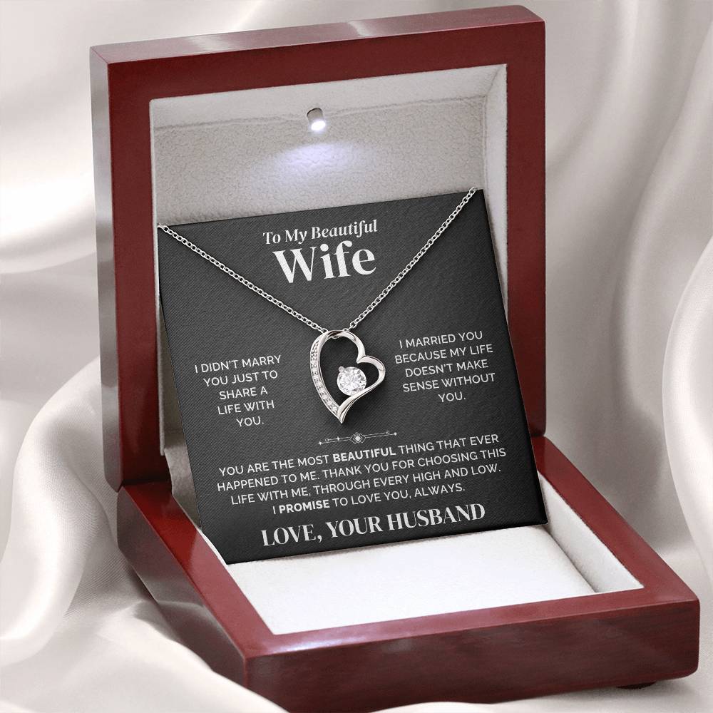 To My Wife – I Choose You – Necklace