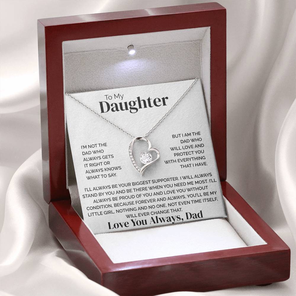 To My Daughter - Forever & Always - Necklace