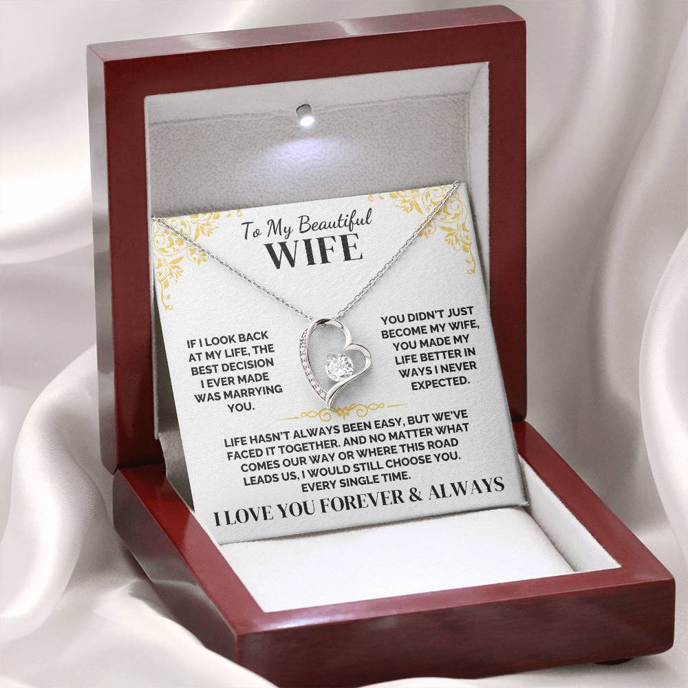 To My Wife – Choosing You Was Easy – Necklace