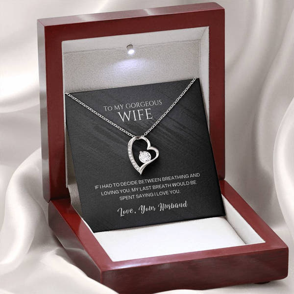 To My Wife - I Love You - Necklace