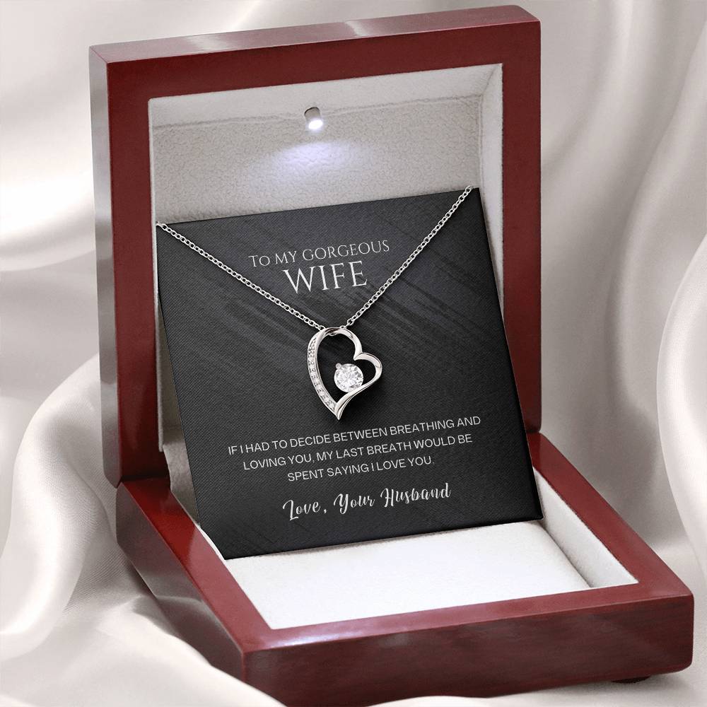 To My Wife - I Love You - Necklace