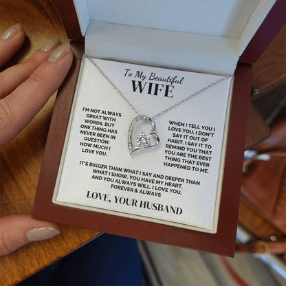 To My Wife – You Have My Heart – Necklace