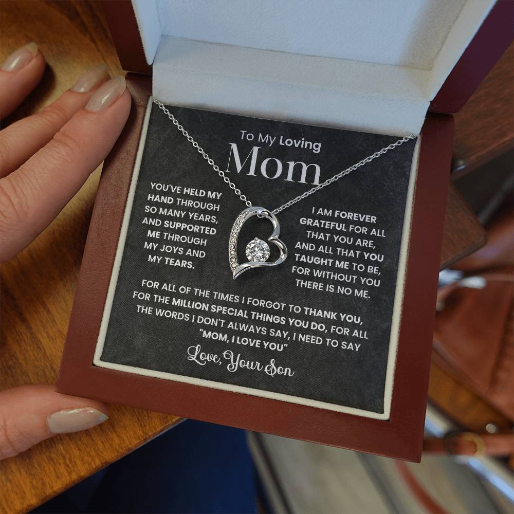 To My Mom - Forever Grateful For You - Necklace