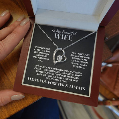 To My Wife – Faced It Together – Necklace