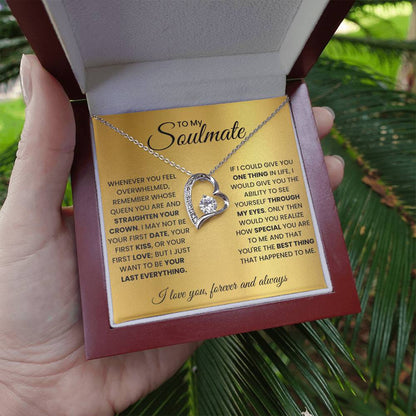 To My Soulmate - Straighten Your Crown - Necklace