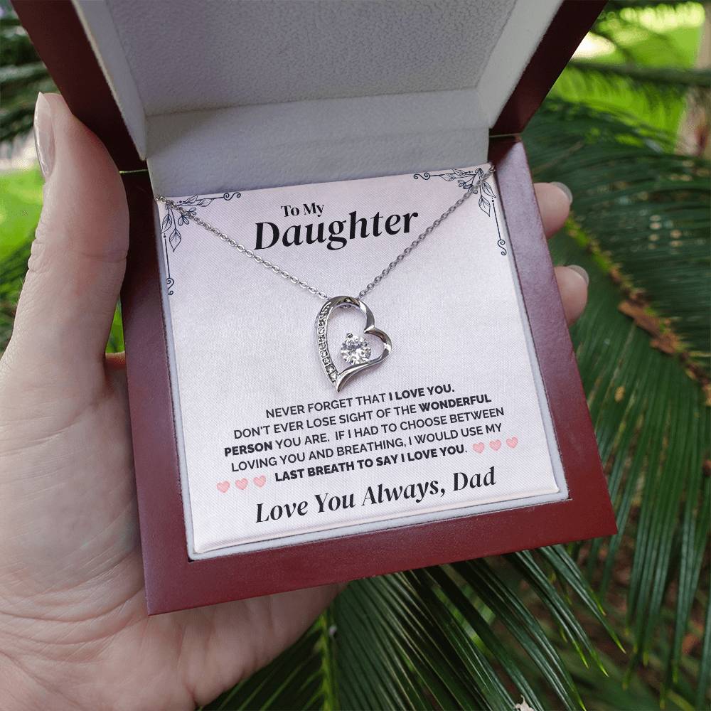 To My Daughter - My Last Breath - Necklace