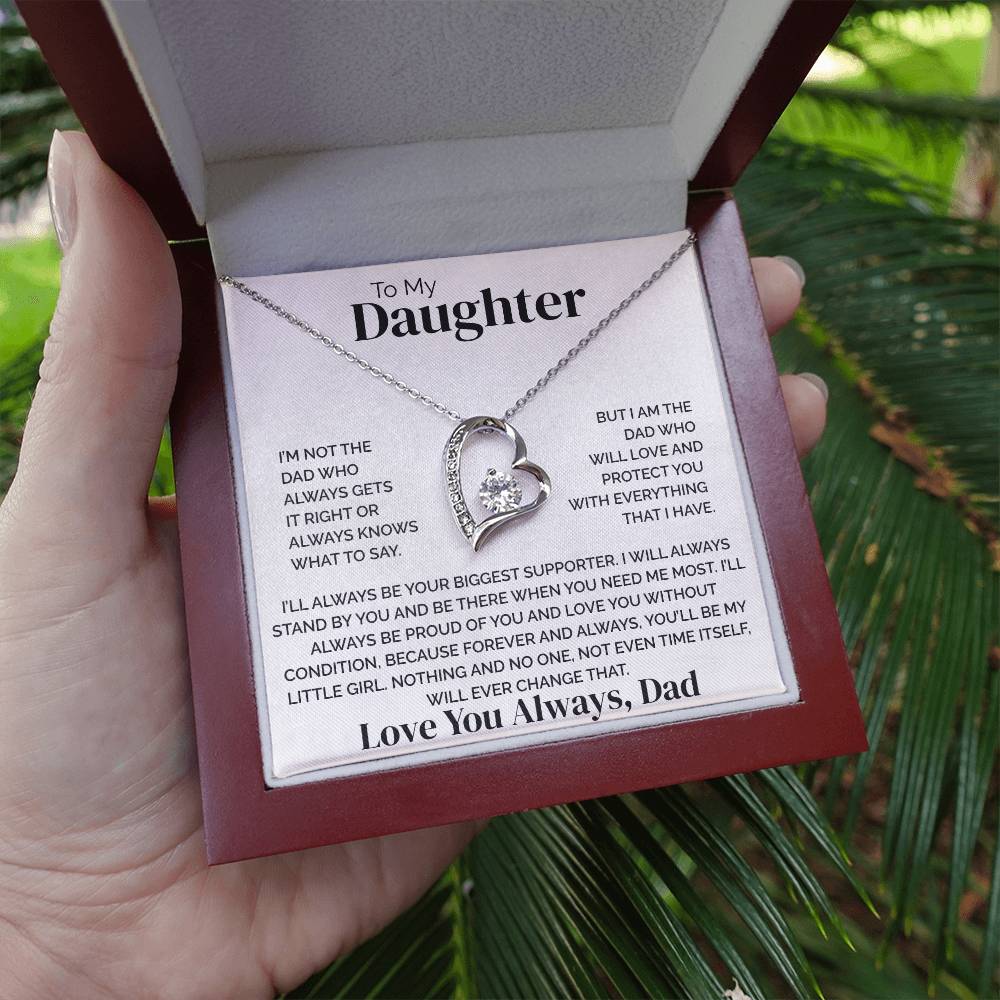 To My Daughter - Forever & Always - Necklace