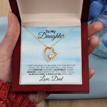 To My Daughter - Forever Love - Necklace