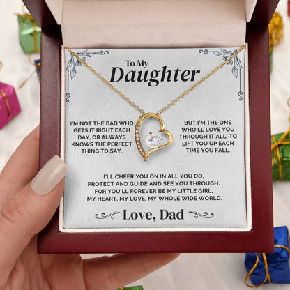 To My Daughter - A Father's Promise - Necklace