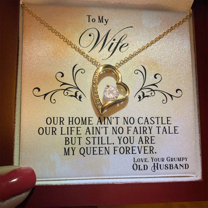 To My Wife - My Queen Forever - Necklace