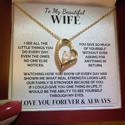 To My Wife – The Little Things You Do – Necklace
