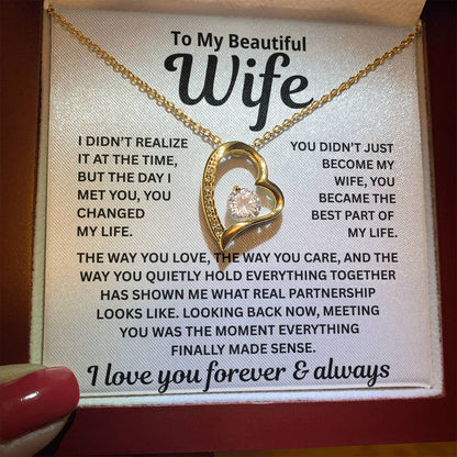 To My Wife – The Moment My Life Began – Necklace
