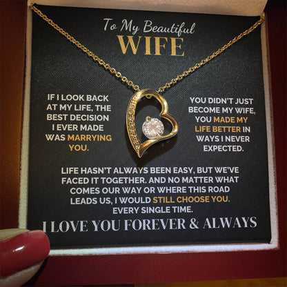 To My Wife – The Life I’d Choose Again – Necklace