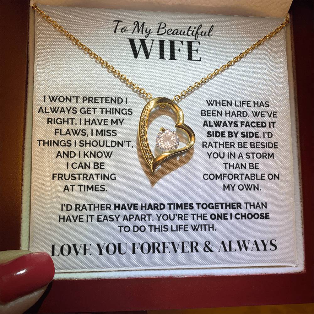 To My Wife – The One I Choose – Necklace