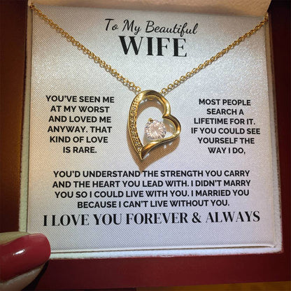 To My Wife – You Loved Me Anyway – Necklace