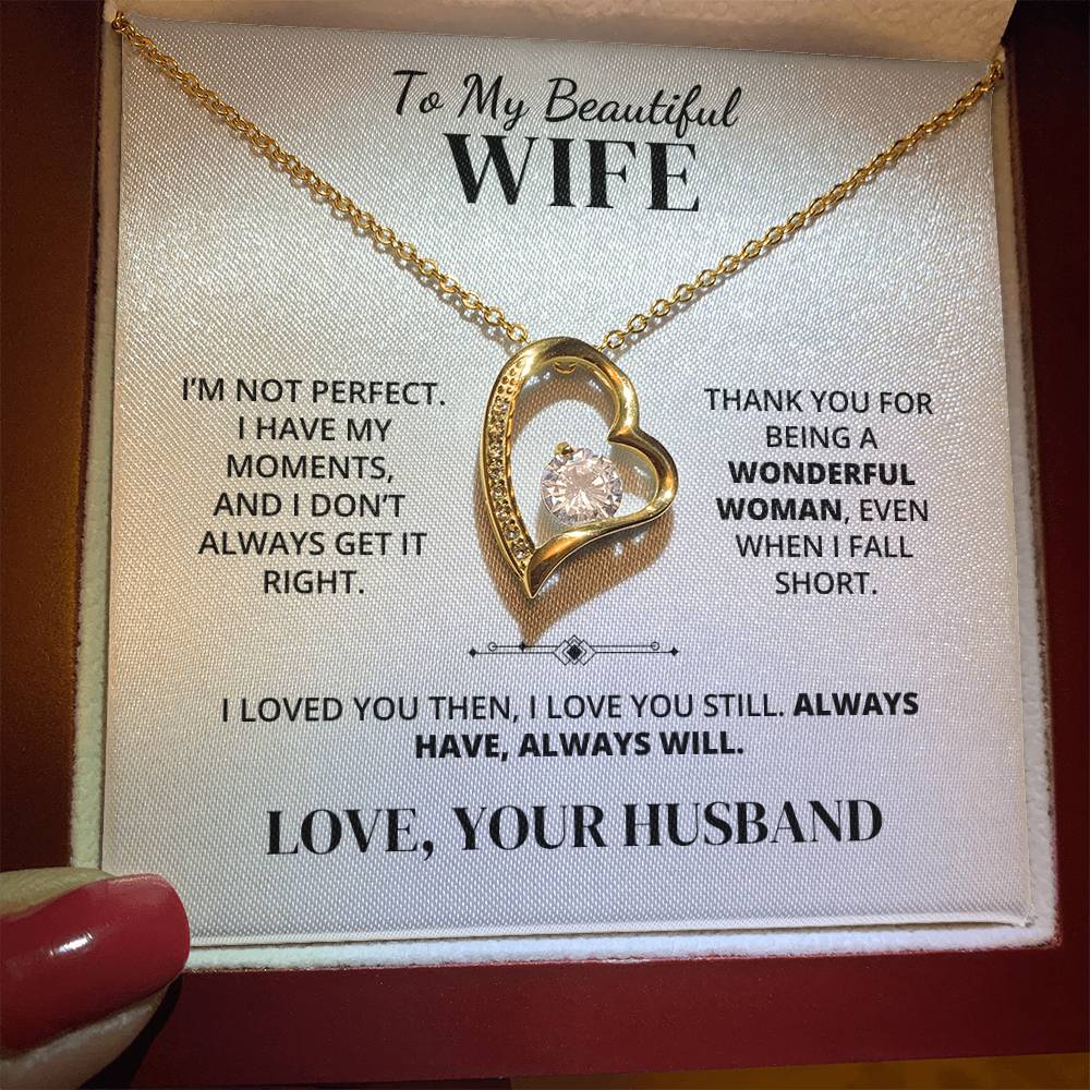 To My Wife – Always Have, Always Will – Necklace
