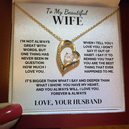 To My Wife – You Have My Heart – Necklace