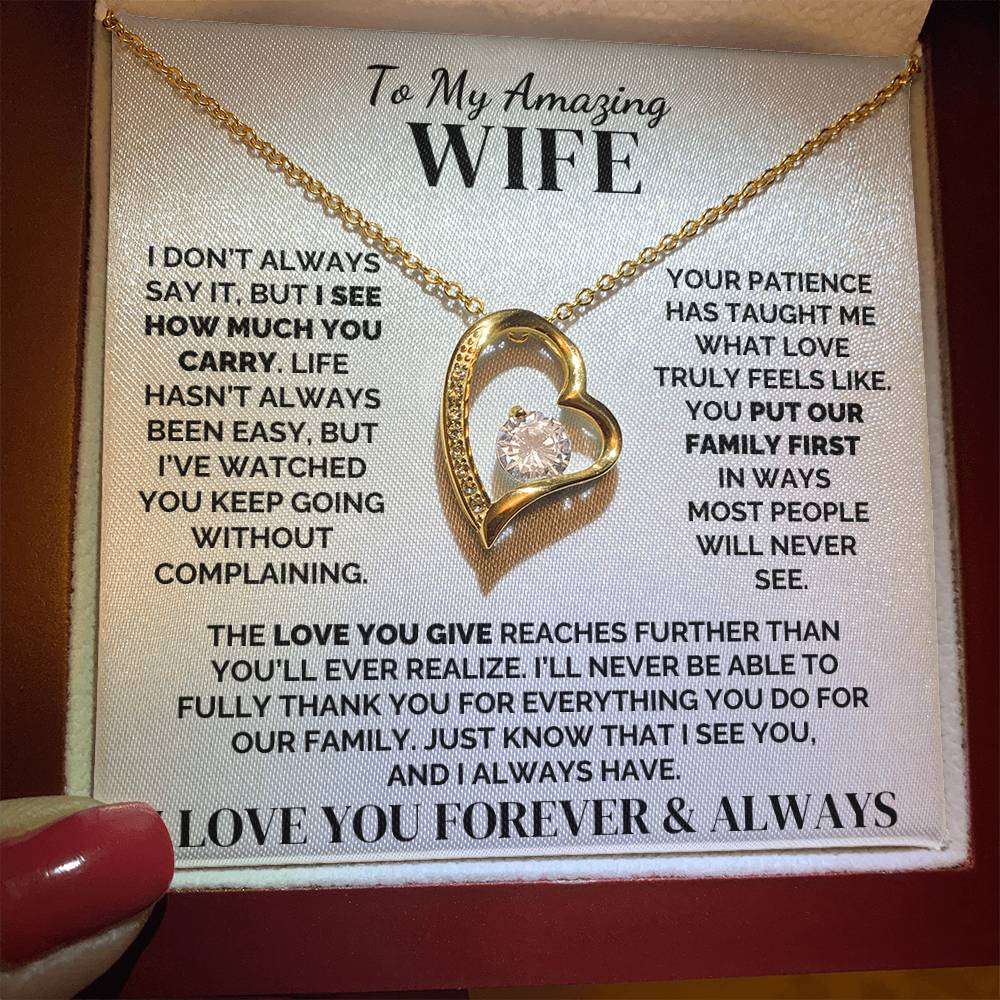 To My Wife – I See You – Necklace